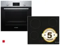 Produktbild: Bosch HBD231BR61 Set Backofen HBF133BR0 + Glaskeramikkochfeld PKE61RAA2E