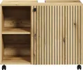 Produktbild: trendteam Waschbeckenunterschrank Pure Bliss Evoke Eiche 80x64x42 cm Badmöbel