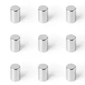 Produktbild: Strong Magnets Neodym Magnet - Rund 5 x 8 mm - 50 Stück - Extra stark, hält bis 1 KG - Für Magnettafel, Kühlschrank, Whiteboard, Pinnwand, Büro