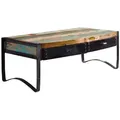 Produktbild: Massivmoebel24 - Couchtisch Altholz 120x60x45 Mehrfarbig Lackiert Industrial 48