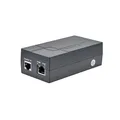 Produktbild: INSTAR IN-PoE 1030 PoE (Power Over Ethernet) Injector Injektor in schwarz mit 10/100 / 1000 MBit und enormen 30 Watt Leistung. (1 Port 48V) IEEE 802.3at konform