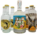 Produktbild: Summer Gin – Sommer Gin 0,5 42% Vol. mit 6x Tonic 0,2 Tasting Set  WAJOS