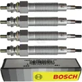 Produktbild: 4x BOSCH Glühkerzen für Opel Astra J Caravan P12 1.6 CDTi Vauxhall Zafira MK