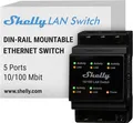 Produktbild: Shelly LAN Switch | Ethernet Netzwerk Switch Für Die DIN Schiene (10/100 Mbps) |