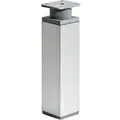 Produktbild: Hettich - Möbelfuß 4,0 X 15 - 16,8 Cm Aluminium-optik - 1 Stück Möbelbeschläge