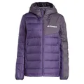 Produktbild: adidas Damen Terrex Multi Light Down CLIMAWARM Hooded Jacket, Aurora Plum/Aurora Black, M