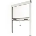Produktbild: Insektenschutzrollo Für Fenster B 800 Mm X H 1300 Mm - Aluminium - Weiß - Zuschneidbar
