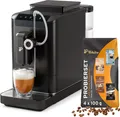 Produktbild: Tchibo Kaffeevollautomat Esperto2 Milk mit One-Touch Milchfunktion und 2-Tassen-Funktion für Espresso, Caffè Crema, Capuccino und Milchschaum, Granite Black
