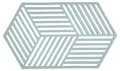 Produktbild: Zone Denmark Hexagon Topfuntersetzer Hitzebeständig, Silikon Untersetzer, Praktische und Dekorative Topf-Untersetzer, Spülmaschinenfest, 24 x 14 cm, Fog Blue