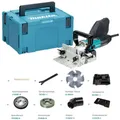 Produktbild: Makita Nutfräse PJ7000J - 701 Watt - 20mm Frästiefe - im Makpac Koffer