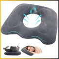 Produktbild: Aufblasbares Sitzkissen Ergonomisch für Bürostuhl Grau 45,5x39 cm Anti