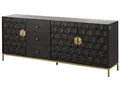 Produktbild: Massivmoebel24 Sideboard (Massivholz), Mango 194x40x77 grau geölt DIAMOND #121