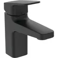 Produktbild: Ideal Standard IDS Einhebel-WT-Armatur H75 CERAPLAN mit Metall-Ablaufgarnitur silk black (BD214XG)