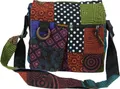 Produktbild: Ethno Schultertasche Patchworktasche, Uni - Erwachsene, Mehrfarbig, Baumwolle, 20*25*10 cm, Alternative Umhängetasche, Handtasche aus Stoff