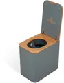Produktbild: Trobolo SilvaBlœm Trenntoilette Campingtoilette Trockentoilette grau 1800073
