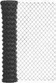 Produktbild: Alberts Maschendraht Geflecht, Höhe 125 cm, Länge 15 m, anthrazit, Viereckgeflecht Maschen 60 x 60 mm, Draht 2,6 mm