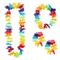Produktbild: Boland 52416 - Set Hawaii Regenbogen, 4 teiliges Set, Accessoire, Sommer, Strand, Zubehör, Beach Party, Garten Party, Mottoparty, Karneval