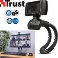 Produktbild: Trust Trino HD Webcam mit Mikrofon 720p 30FPS PC Kamera mit Ständer Videokamera