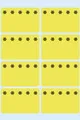 Produktbild: Herma 3771 Tiefkühletiketten gelb 26x40 mm Eiskristalle 48 St.