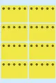 Produktbild: HERMA 3771 Tiefkühletiketten gelb 26x40 mm Eiskristalle 480 St.
