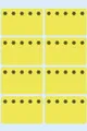 Produktbild: Tiefkühletiketten 26x40mm gelb 48 Stück