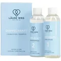Produktbild: Läuse Weg Klinik – Premium Läuseshampoo in Kombination mit hochdosierter Lotion für Erwachsene und Kinder – Läusemittel auf Basis von Dimet...
