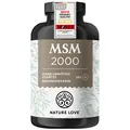 Produktbild: ® MSM 2000mg mit Vitamin C - 365 laborgeprüfte Tabletten - Kompakteres MSM Pu...