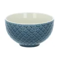 Produktbild: Bloomingville Naomi Schüssel Schuppen Steingut blau