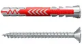 Produktbild: Fischer 538256 DuoPower S Dübel mit Schraube 8x65mm 25 Stück