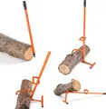 Produktbild: VEVOR Holzheber, 1219 mm, 4-in-1-Holzwalze, Holzwender, Forst-Multifunktionswerkzeug zum Rollen, Schneiden und Heben von Holzstämmen