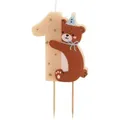 Produktbild: Geburtstagskerze Zahl 1 mit Bär, Mix, 7 cm