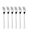 Produktbild: GRÄWE Tafelgabeln 6 Stück, Edelstahl, Serie Würzburg