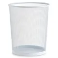 Produktbild: Zeller Present Handels GmbH Zeller Papierkorb Mesh, 23 Liter, Abfallkorb für saubere Ordnung in Ihrem Büro, Farbe: weiß 17724