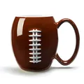 Produktbild: 40YARDS American Football Tasse mit erhabener, fühlbarer Football Naht (600 ml) für Kaffee, Tee, Kakao & mehr