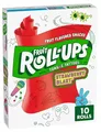 Produktbild: Fruit Roll-Ups Strawberry Blast 141 g – Fruchtiger Snack zum Rollen – Süßigkeiten-Klassiker aus den USA mit intensivem Erdbeergeschmack