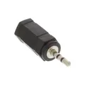 Produktbild: InLine Audio Adapter, 2,5mm Klinke Stecker zu 3,5mm Buchse, Stereo (99308)