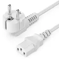 Produktbild: 10m Stromkabel Kaltgerätekabel Netzkabel Kaltgeräte Strom Kabel C13 PC Computer