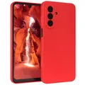 Produktbild: EAZY CASE - Silikonhülle für Galaxy A17 Hülle Silikon Case Rot weich stoßfeste Handyhülle Schutzhülle mit Kameraschutz Dünn Premium Schutz Cover TPU Phone Bumper in Mattrot
