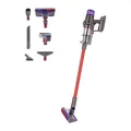 Produktbild: Dyson V11 Fluffy 2-in-1-Stabstaubsauger, Nickel/Rot