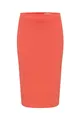 Produktbild: ICHI IHKATE SUS OFFICE SK Damen Kurzer Rock Midi-Pencilskirt mit Schlitz Stretch Slim-Fit, Größe:S, Farbe:Hot Coral (171656)