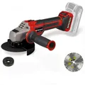 Produktbild: Einhell Akku-Winkelschleifer TP-AG 18/125 CE Q Li-18V Solo + Diamant Trennscheib