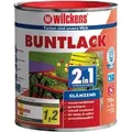 Produktbild: Wilckens - Buntlack 2in1 RAL9010 Reinweiß glänzend 0,75l 10491000050