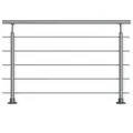 Produktbild: DOLLE Aluminium Geländer Set aufgesetzte Montage 1,50 m