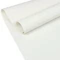 Produktbild: ANRO Kunstleder Lederimitat Lederstoff Polsterstoff Nappaprägung Texturiert Meterware Bezugsstoff Weiß 100x140cm
