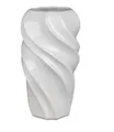 Produktbild: Deko Vase WAVES mit Wellen weiß H. 37cm aus Keramik Formano F25
