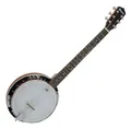 Produktbild: Tolles, 6-saitiges Bluegrass Banjo von Dimavery mit Mahagonikessel und Tasche