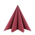 Produktbild: XL Serviette in Bordeaux aus Linclass® Airlaid, 1/4 Falz, 48 x 48 cm, 50 Stück