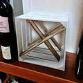 Produktbild: Weinregal Holz Flaschenregal Flaschenkiste Weinkiste 40x30x40cm 