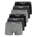 Produktbild: BOSS Herren Power Boxer Trunks Unterhosen Cotton Stretch 6er Pack, Farbe:Mehrfarbig, Wäschegröße:2XL, Artikel:-061 Black/Anthracite/Grey