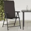 Produktbild: Gartenstühle 8 Stk. Klappbar Schwarz Kaffeebraun Poly Rattan